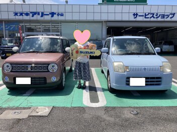 ご納車誠におめでとうございます！　アルトラパン